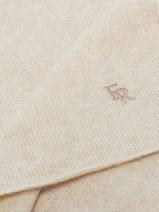 Scarf Cashmere Vercors Etrier Beige vercors EVER427U-vue-porte