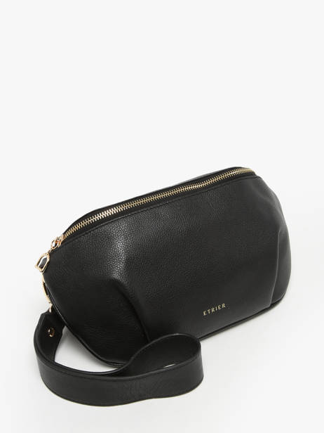 Large Leather Tradition Belt Bag Etrier Black tradition ETRA022L other view 2