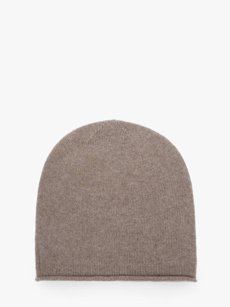 Beanie Cashmere Vercors Etrier Brown vercors EVER426U other view 2