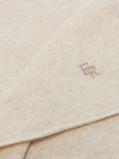 Scarf Cashmere Vercors Etrier Beige vercors EVER427U other view 1