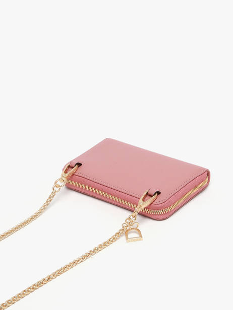 Wallet Torsade Leather Etrier Pink torsade ETOS090M other view 1